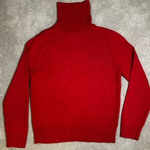 Croft & Barrow 100% cotton Red Knit Sweater